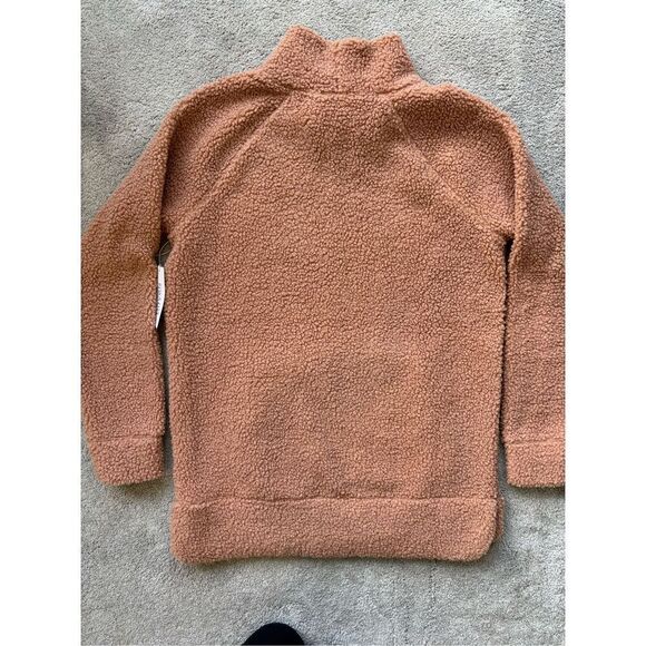 NWT Haven Well Within Womens Sherpa Fleece Funnel Neck sweatshirt, $100 - Picture 4 of 7